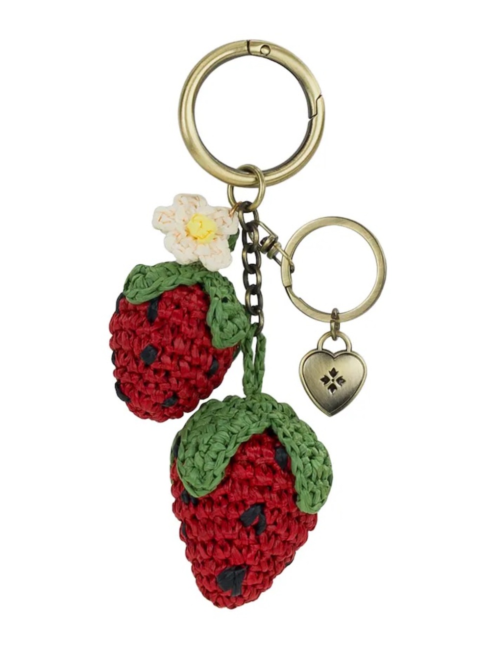 Patricia Nash Raffia Strawberry Bag
Charm Keychain